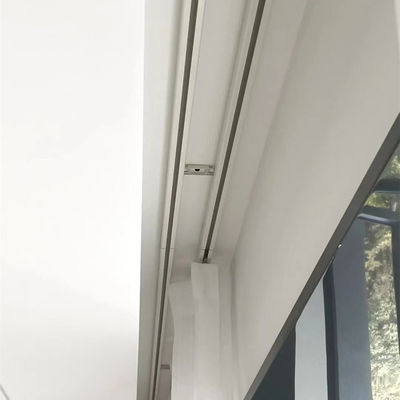 침실을 위한 조용한 물결모양 접힌 스마트 홈 알루미늄 자동화된 커튼 트랙 위프이투야 모터