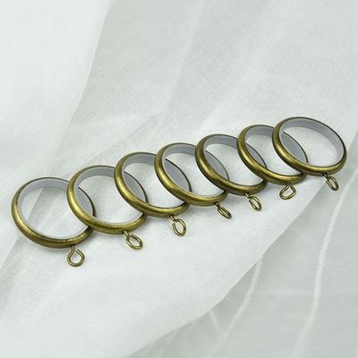 금 크롬동 가느다란 조각 금속 철분 커튼 로드 세트 윈도 데코레이션 동메달을 도매하세요