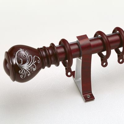 오스트레일리아 29 밀리미터 임목 생산물 수지 백 드롭 조각하는 플라스틱 하드웨어 쇠막대 덮개 커튼 봉 알루미늄