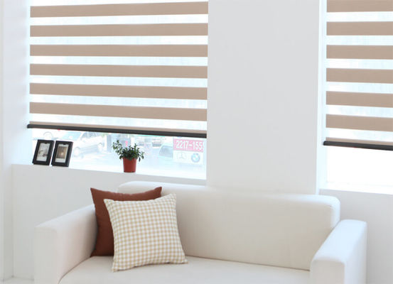 현명한 전기 얼룩말 커튼 침실 가득 찬 정전 방수 자동적 리프팅 커튼