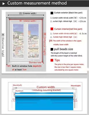 베네치아 창문 장막: 자외선 감축, 에너지 효율, 조정 가능한 길이